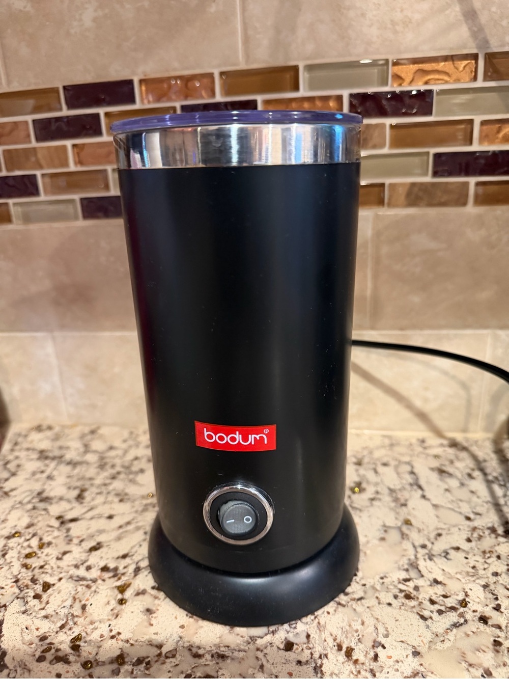 Bodum Bistro Electric Milk Frother Black:
Stainless Steel Coffee Frother